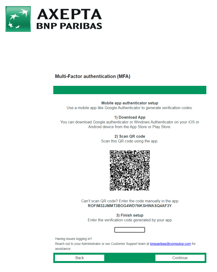 Documentation Axepta BNP Paribas > Multi-Factor Authentication (MFA) Setup and Login Guide > QrSetup.png